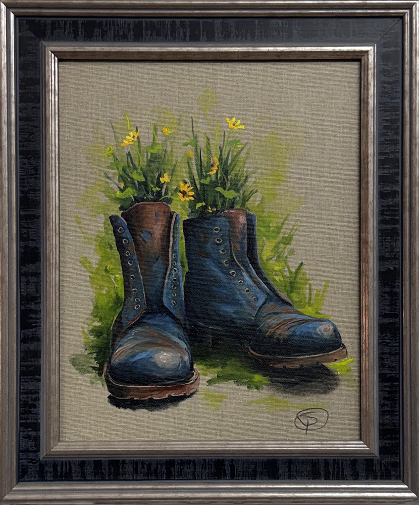 View of picture with frame