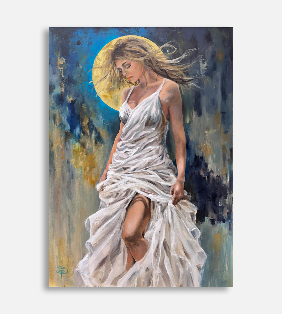 She Walks in Moonlight